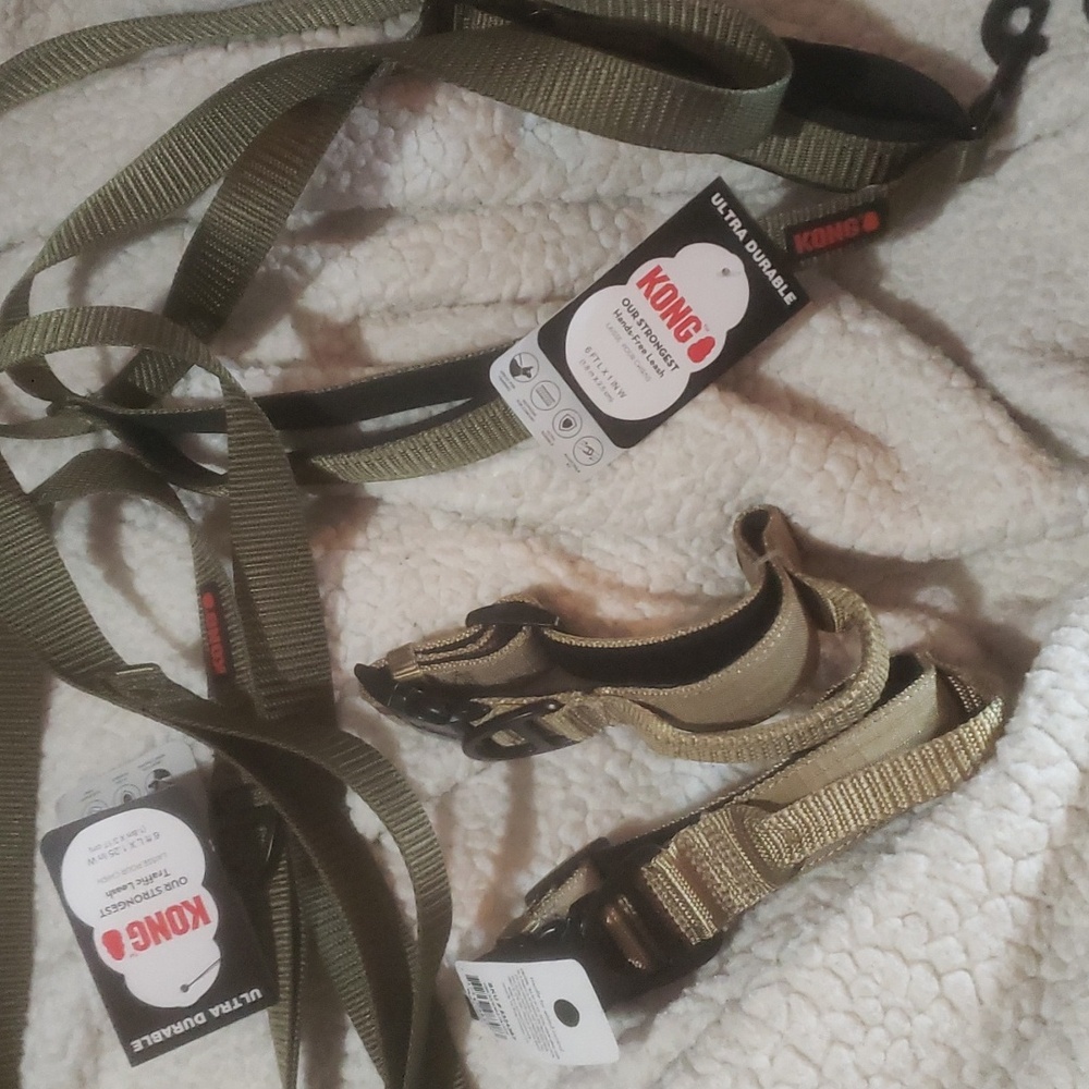 KONG BRAND NEW BUNDLE PACK LEASH